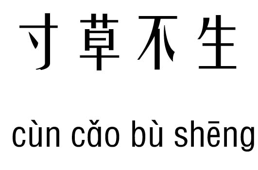 寸草不生五行吉凶_寸草不生成语故事