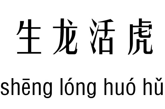 生龙活虎五行吉凶_ 生龙活虎成语故事