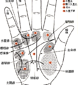 手相图解,婚姻线,晚婚