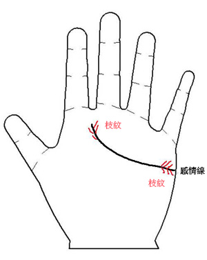 手相图解,手相算命图解,单身命