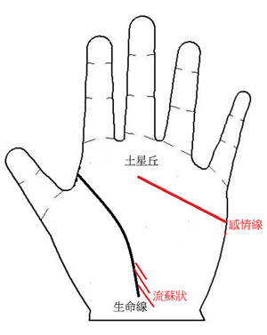 手相图解,子女孝顺,手相算命图解