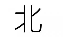 北字的五行属什么，北字有几划，北字的含义