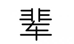 辈字的五行属什么，辈字有几划，辈字的含义