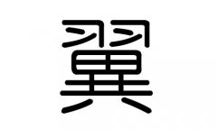 翼字的五行属什么，翼字有几划，翼字的含义