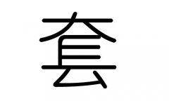 套字的五行属什么，套字有几划，套字的含义