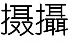 摄字的五行属什么，摄字有几划，摄字的含义