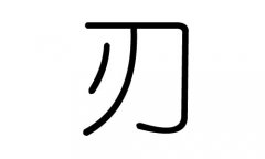 刃字的五行属什么，刃字有几划，刃字的含义