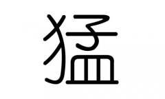 猛字的五行属什么，猛字有几划，猛字的含义