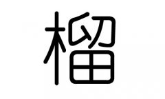 榴字的五行属什么，榴字有几划，榴字的含义