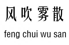 风吹雾散行吉凶_风吹雾散成语故事