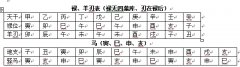 八字基础知识:常用禄马羊刃查法