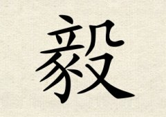 毅字男孩名字,用毅字起名