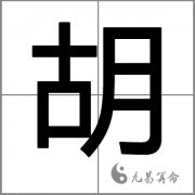 100分的胡姓女孩名字大全