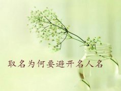 给宝宝取名为什么要避开名人名