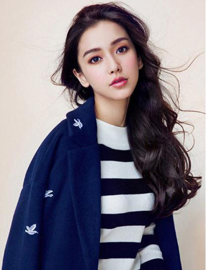 双鱼座女明星长相：angelababy