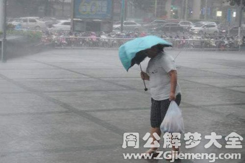 梦见暴风雨伞坏了