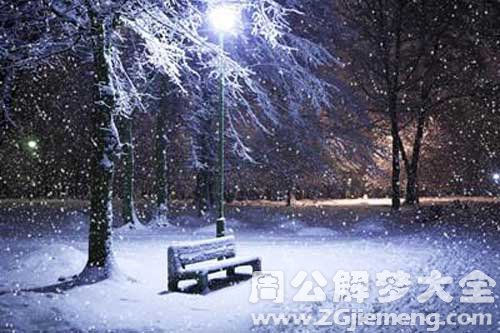 梦见漂亮的雪景